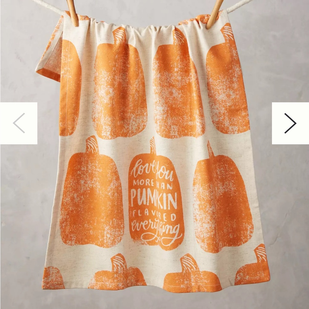 Pumpkin Kitchen towel.✨🎃